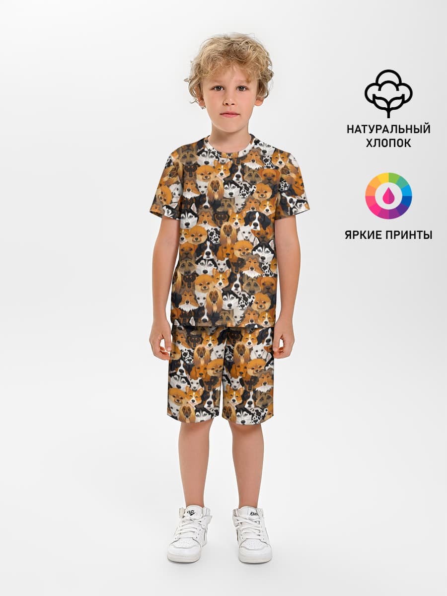 Детская пижама с шортами