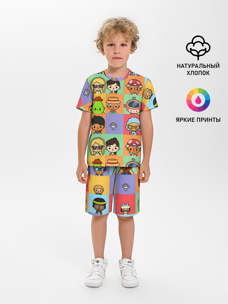 Детская пижама с шортами