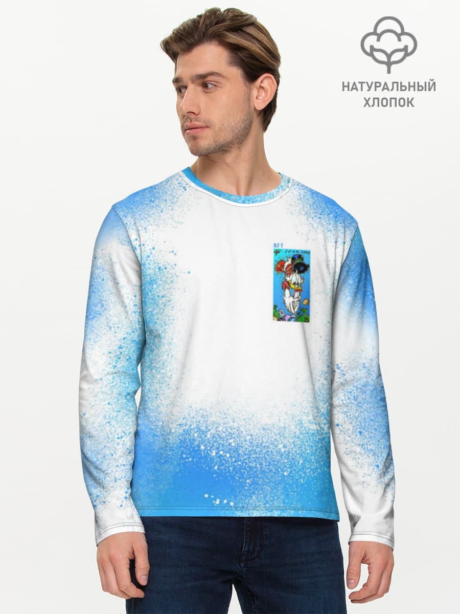 Лонгслив мужской из хлопка